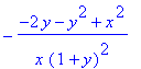 -1/x*(-2*y-y^2+x^2)/(1+y)^2