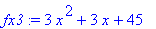 fx3 := 3*x^2+3*x+45