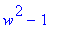 w^2-1