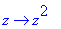 proc (z) options operator, arrow; z^2 end proc