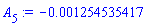 A[5] := -0.1254535417e-2