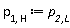 p[1, H] := `p__2,L`