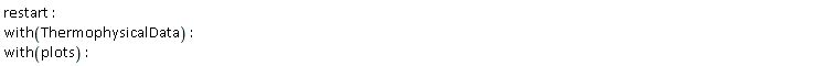 restart; with(ThermophysicalData); with(plots)