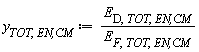 y[TOT, `EN,CM`] := Units:-Standard:-`*`(E[D, TOT, `EN,CM`], Units:-Standard:-`/`(E[F, TOT, `EN,CM`]))