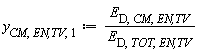 y[CM, `EN,TV`, 1] := Units:-Standard:-`*`(E[D, CM, `EN,TV`], Units:-Standard:-`/`(E[D, TOT, `EN,TV`]))