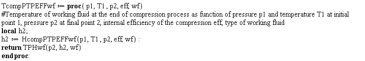 TcompPTPEFFwf := proc (p1, T1, p2, eff, wf) local h2; h2 := HcompPTPEFFwf(p1, T1, p2, eff, wf); return TPHwf(p2, h2, wf) end proc:
