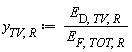 y[TV, R] := Units:-Standard:-`*`(E[D, TV, R], Units:-Standard:-`/`(E[F, TOT, R]))