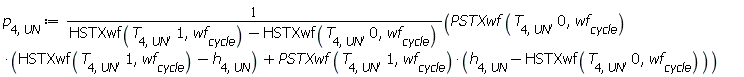 p[4, UN] := Units:-Standard:-`*`(Units:-Standard:-`+`(Units:-Standard:-`*`(PSTXwf(T[4, UN], 0, wf[cycle]), Units:-Standard:-`+`(HSTXwf(T[4, UN], 1, wf[cycle]), Units:-Standard:-`-`(h[4, UN]))), Units:-Standard:-`*`(PSTXwf(T[4, UN], 1, wf[cycle]), Units:-Standard:-`+`(h[4, UN], Units:-Standard:-`-`(HSTXwf(T[4, UN], 0, wf[cycle]))))), Units:-Standard:-`/`(Units:-Standard:-`+`(HSTXwf(T[4, UN], 1, wf[cycle]), Units:-Standard:-`-`(HSTXwf(T[4, UN], 0, wf[cycle])))))