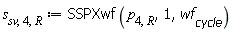 s[sv, 4, R] := SSPXwf(p[4, R], 1, wf[cycle])