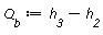 Q__b := h__3-h__2