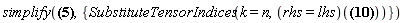 simplify(H = (1/2)*Physics[`^`](p[n]-q*A[n](X), 2)/m, {SubstituteTensorIndices(k = n, (rhs = lhs)(v[k] = (-A[k](X)*q+p[k])/m))})