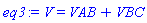 V = VAB+VBC