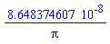 0.8648374607e-7/Pi