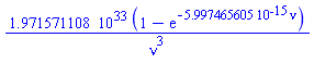 0.1971571108e34*(1-exp(-0.5997465605e-14*nu))/nu^3