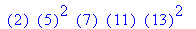 ``(2)*``(5)^2*``(7)*``(11)*``(13)^2