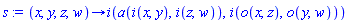 proc (x, y, z, w) options operator, arrow; i(a(i(x, y), i(z, w)), i(o(x, z), o(y, w))) end proc