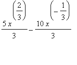5/3*x^(2/3)-10/3*x^(-1/3)