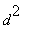 d^2