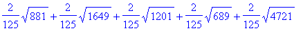 2/125*sqrt(881)+2/125*sqrt(1649)+2/125*sqrt(1201)+2...