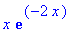 x*exp(-2*x)