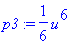 p3 := 1/6*u^6