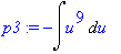 p3 := -Int(u^9,u)