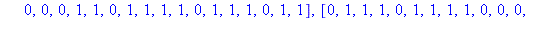 [[0, 0, 1, 1, 0, 1, 1, 0, 0, 0, 0, 1, 0, 0, 1, 1, 0, 0, 0, 1, 1, 0, 0, 0, 0, 1, 1, 1, 1, 1, 0, 1, 1, 0, 1, 1, 1, 0, 1, 0, 1, 1, 0, 1, 0, 1, 0, 0], [0, 1, 1, 1, 0, 0, 1, 0, 0, 1, 1, 1, 1, 0, 0, 1, 1, 0...