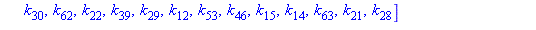 [k[9], k[50], k[33], k[59], k[19], k[52], k[3], k[27], k[1], k[44], k[18], k[41], k[2], k[34], k[25], k[60], k[43], k[57], k[58], k[36], k[35], k[26], k[17], k[11], k[23], k[61], k[5], k[55], k[38], k...