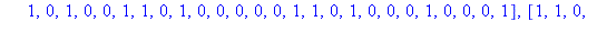[[0, 0, 0, 1, 1, 0, 0, 0, 1, 0, 0, 1, 0, 0, 1, 0, 1, 1, 1, 1, 1, 1, 0, 0, 0, 1, 1, 0, 1, 0, 0, 1, 0, 0, 0, 1, 0, 1, 0, 1, 1, 0, 1, 0, 1, 1, 0, 0], [0, 0, 0, 1, 0, 1, 0, 0, 0, 0, 1, 0, 0, 1, 1, 0, 0, 1...