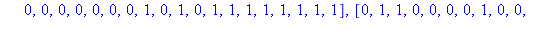 [[0, 0, 0, 1, 1, 0, 0, 0, 1, 0, 0, 1, 0, 0, 1, 0, 1, 1, 1, 1, 1, 1, 0, 0, 0, 1, 1, 0, 1, 0, 0, 1, 0, 0, 0, 1, 0, 1, 0, 1, 1, 0, 1, 0, 1, 1, 0, 0], [0, 0, 0, 1, 0, 1, 0, 0, 0, 0, 1, 0, 0, 1, 1, 0, 0, 1...