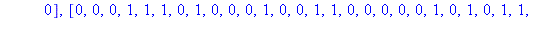 [[0, 1, 0, 0, 1, 0, 0, 0, 0, 1, 0, 0, 0, 1, 1, 1, 0, 0, 0, 0, 0, 0, 0, 0, 0, 0, 0, 0, 0, 0, 0, 0, 0, 1, 0, 1, 1, 1, 1, 0, 0, 1, 1, 1, 1, 0, 1, 1], [1, 1, 1, 1, 0, 0, 1, 1, 0, 0, 1, 0, 0, 1, 0, 1, 1, 1...