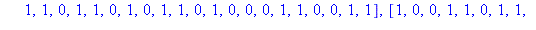 [[0, 1, 0, 0, 1, 0, 0, 0, 0, 1, 0, 0, 0, 1, 1, 1, 0, 0, 0, 0, 0, 0, 0, 0, 0, 0, 0, 0, 0, 0, 0, 0, 0, 1, 0, 1, 1, 1, 1, 0, 0, 1, 1, 1, 1, 0, 1, 1], [1, 1, 1, 1, 0, 0, 1, 1, 0, 0, 1, 0, 0, 1, 0, 1, 1, 1...