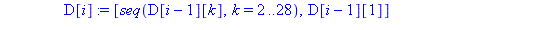 proc (Key::list) local i, k, PC1, PC2, ks, C, D, CD, KPC1, KI; ks := [1, 1, 2, 2, 2, 2, 2, 2, 1, 2, 2, 2, 2, 2, 2, 1]; PC1 := [57, 49, 41, 33, 25, 17, 9, 1, 58, 50, 42, 34, 26, 18, 10, 2, 59, 51, 43, ...