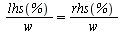 `/`(`*`(lhs(%)), `*`(w)) = `/`(`*`(rhs(%)), `*`(w))