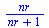 `/`(`*`(nr), `*`(`+`(nr, 1)))