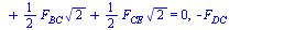 [`+`(`-`(135.0), `*`(60, `*`(A[y]))) = 0, `+`(A[y], J[y], `-`(5)) = 0, `+`(A[x], 2) = 0, `+`(A[x], F[AC], `*`(`/`(1, 2), `*`(F[AB], `*`(`^`(2, `/`(1, 2)))))) = 0, `+`(A[y], `*`(`/`(1, 2), `*`(F[AB], `...