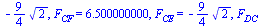 [A[y] = 2.250000000, A[x] = -2., J[y] = 2.750000000, F[AB] = `+`(`-`(`*`(`/`(9, 4), `*`(`^`(2, `/`(1, 2)))))), F[AC] = 4.250000000, F[BC] = -0., F[BD] = `+`(`-`(`*`(`/`(9, 4), `*`(`^`(2, `/`(1, 2)))))...