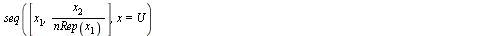 `assign`(nRep, proc (u) mul(factorial(x[2]), x = convert(u, multiset)) end proc); -1; `assign`(URv, proc (u, v) local U, ou, i, ptr, vI; `assign`(ou, NULL); `assign`(U, []); `assign`(vI, indets(v)); f...