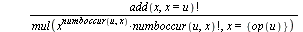 `assign`(comb, proc (V, ptr, Y) if ptr = `+`(nops(V), 1) then return Y end if; seq(comb(V, `+`(ptr, 1), [op(Y), L]), L = V[ptr]) end proc); -1