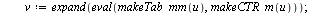 `assign`(ricVtab, proc (v, V, N) local u, vv; `assign`(vv, sort(v[1])); for u in V do if sort(u[1]) = vv then return `/`(`*`(v[2], `*`(fd(`+`(N, `-`(1)), nops(v[1])))), `*`(u[2])) end if end do; retur...