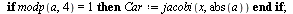 `assign`(Car, proc (d, x) local m, i, a, Car; if `<`(0, d) then for i to d do if type(`/`(`*`(d), `*`(`^`(i, 2))), integer) = true then `assign`(a, `/`(`*`(d), `*`(`^`(i, 2)))) end if end do end if; i...