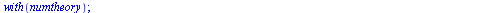proc (d, x) local m, i, a, Car; if `<`(0, d) then for i to d do if type(`/`(`*`(d), `*`(`^`(i, 2))), integer) = true then `assign`(a, `/`(`*`(d), `*`(`^`(i, 2)))) end if end do end if; if `<`(d, 0) th...
