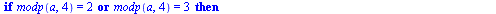 proc (d) local m, i, a; if `<`(0, d) then for i to d do if type(`/`(`*`(d), `*`(`^`(i, 2))), integer) = true then `assign`(a, `/`(`*`(d), `*`(`^`(i, 2)))) end if end do end if; if `<`(d, 0) then `assi...