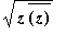 sqrt(z*conjugate(z))