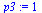 `assign`(p3, 1)