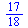 `/`(17, 18)