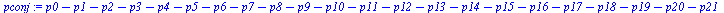 `+`(p0, `-`(p1), `-`(p2), `-`(p3), `-`(p4), `-`(p5), `-`(p6), `-`(p7), `-`(p8), `-`(p9), `-`(p10), `-`(p11), `-`(p12), `-`(p13), `-`(p14), `-`(p15), `-`(p16), `-`(p17), `-`(p18), `-`(p19), `-`(p20), `...
