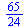 `/`(65, 24)