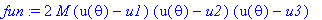 fun := 2*M*(u(theta)-u1)*(u(theta)-u2)*(u(theta)-u3...