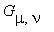 G[mu,nu]